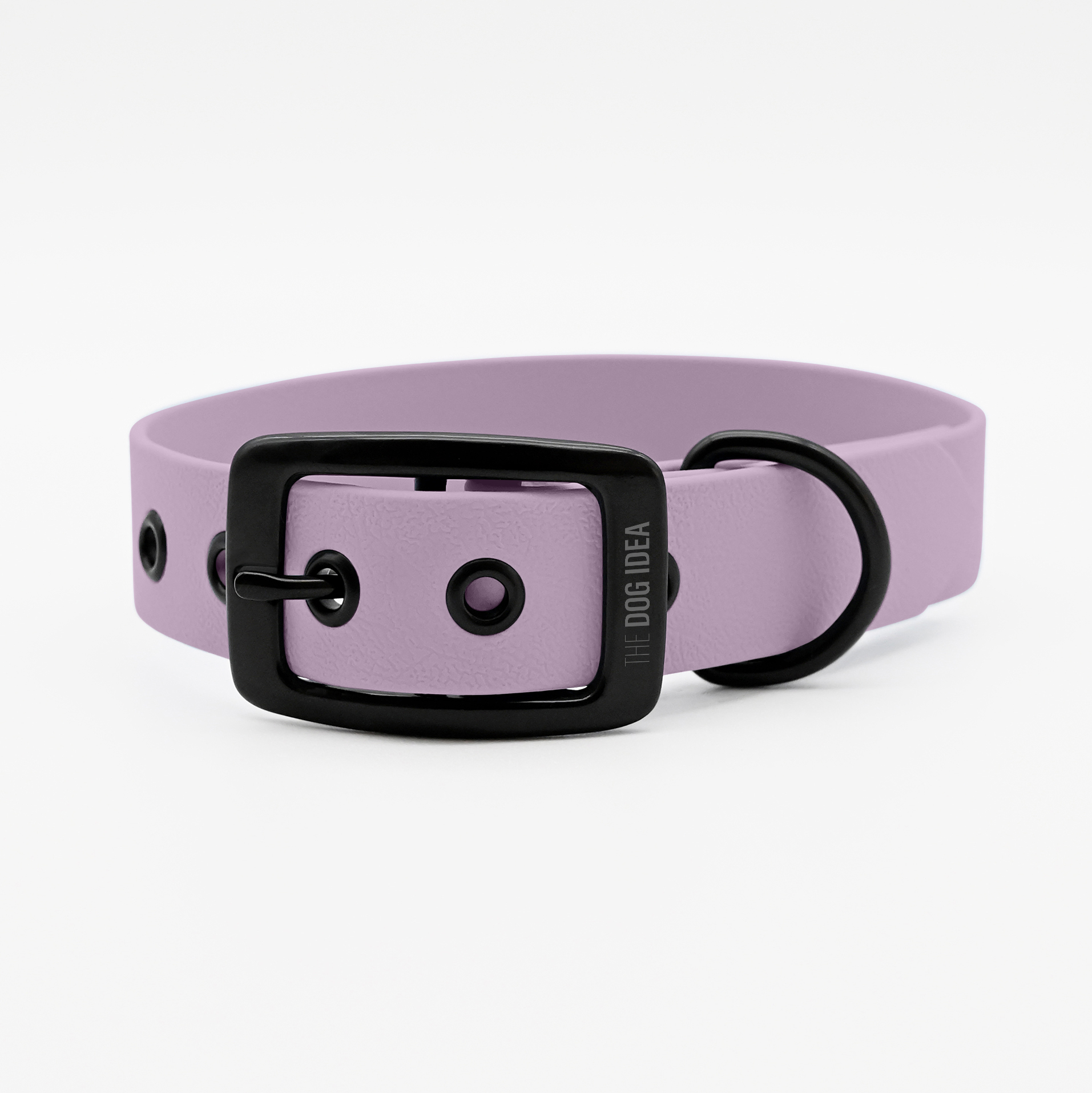 THE DOG IDEA Hundehalsbänder THE DOG IDEA Biothane Halsband Lavendel Schwarz L