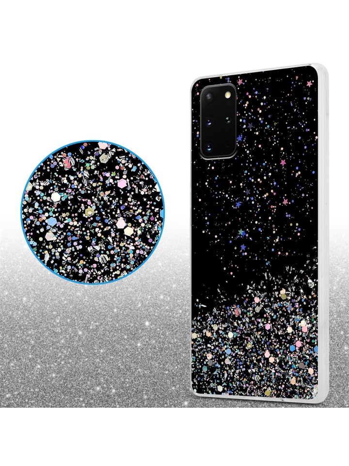 cadorabo Hülle für Samsung Galaxy S20 PLUS Glitter in Schwarz mit Glitter günstig kaufen onesize