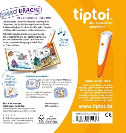 tiptoi® Darro Drache und die Sache mit dem Mut