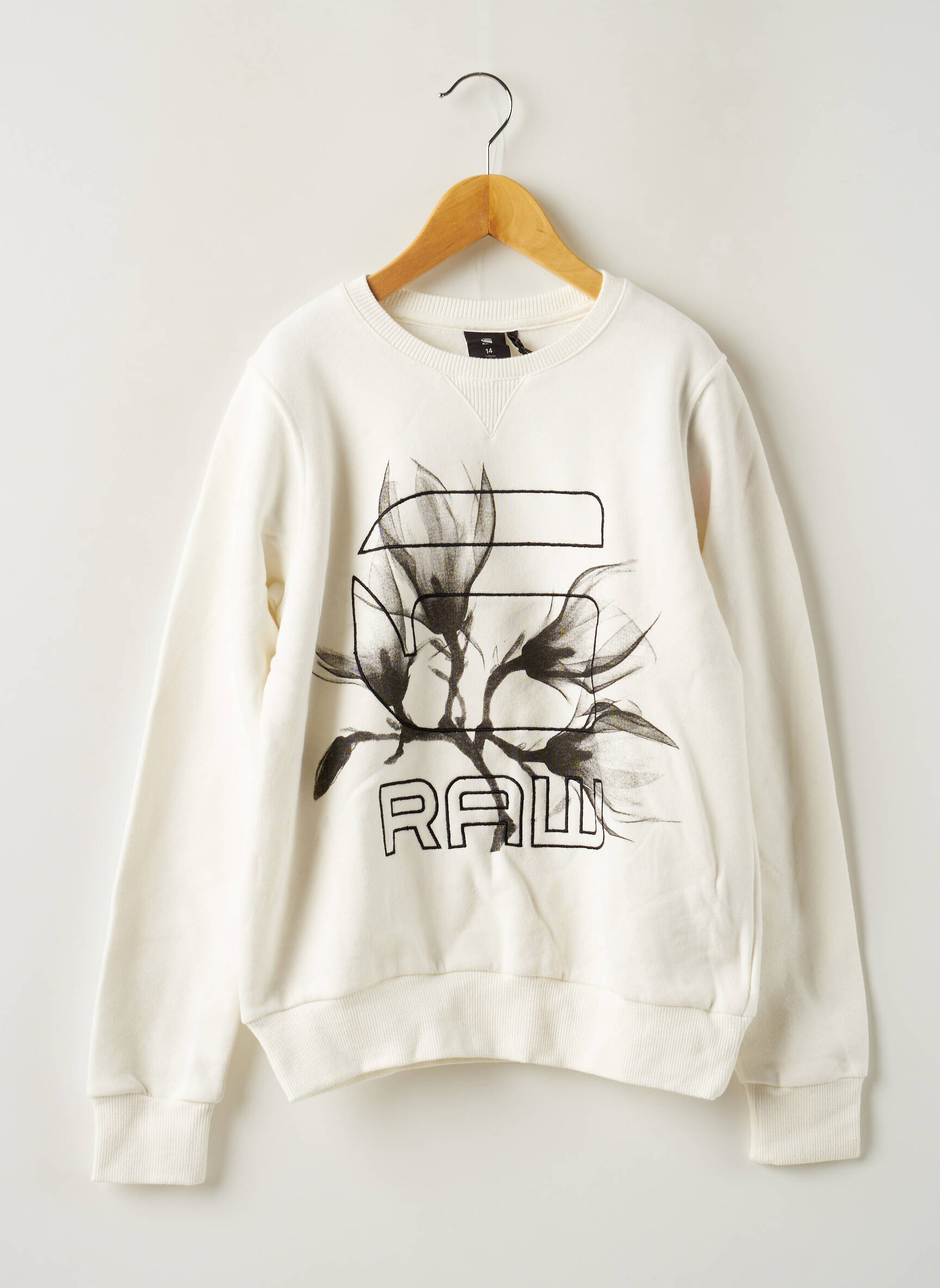 G Star Sweats Fille couleur gris