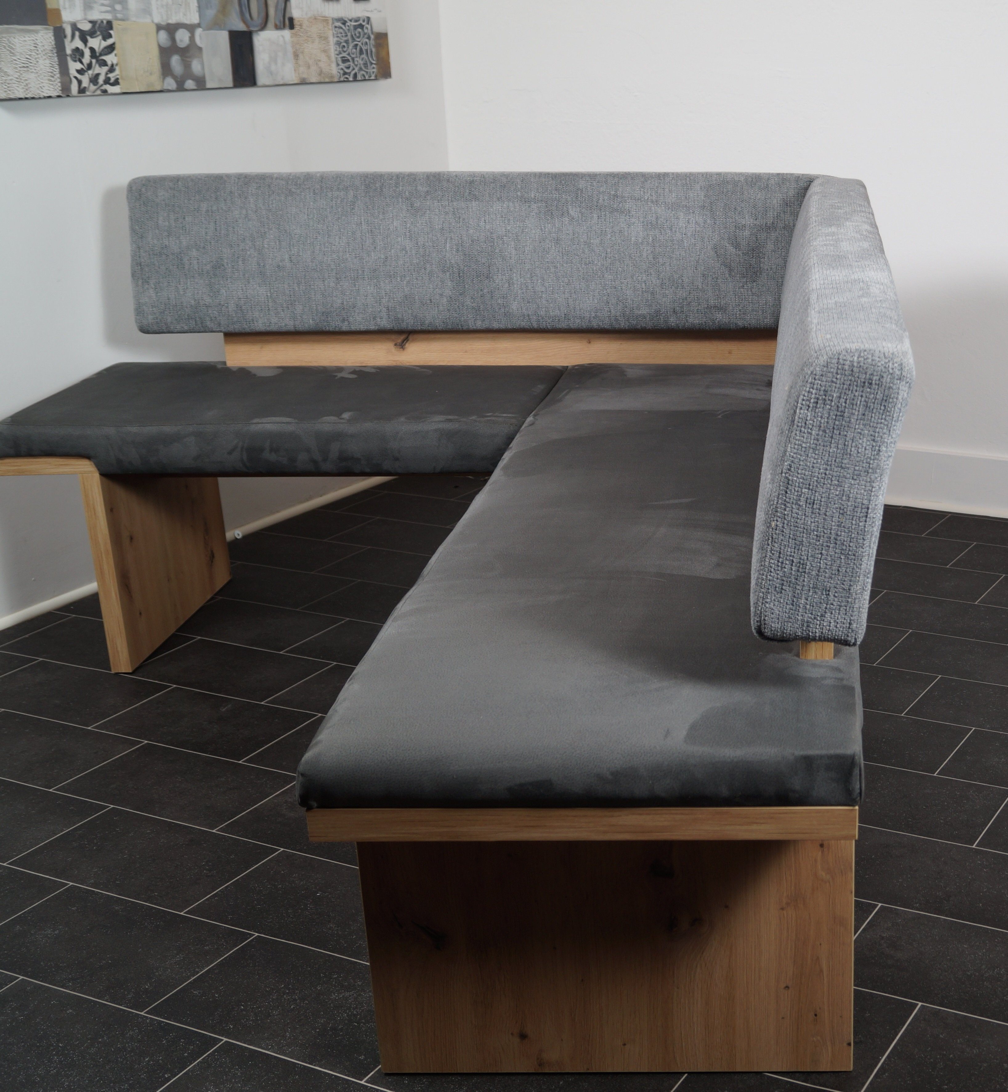 Stolebaenk Eckbankgruppe Manduria EBG MAMAFA Artisan Rechts, (Eckbank Set, 1xEckbank, 1xTisch, 2x Stuhl)