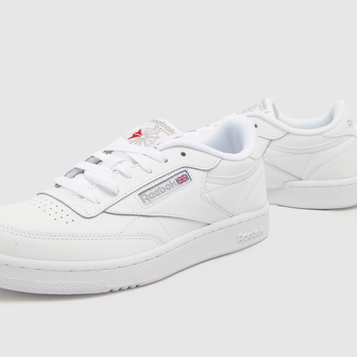 Reebok fehér és szürke Club C gyerekcipők