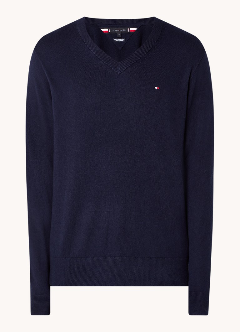 Tommy Hilfiger Fine-knit pullover with logo
