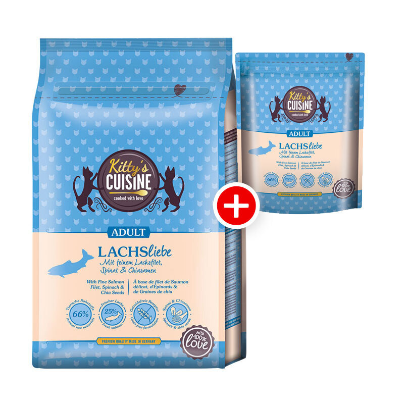 Kitty's Cuisine Trockenfutter Kitty's Cuisine Adult 2kg+300g