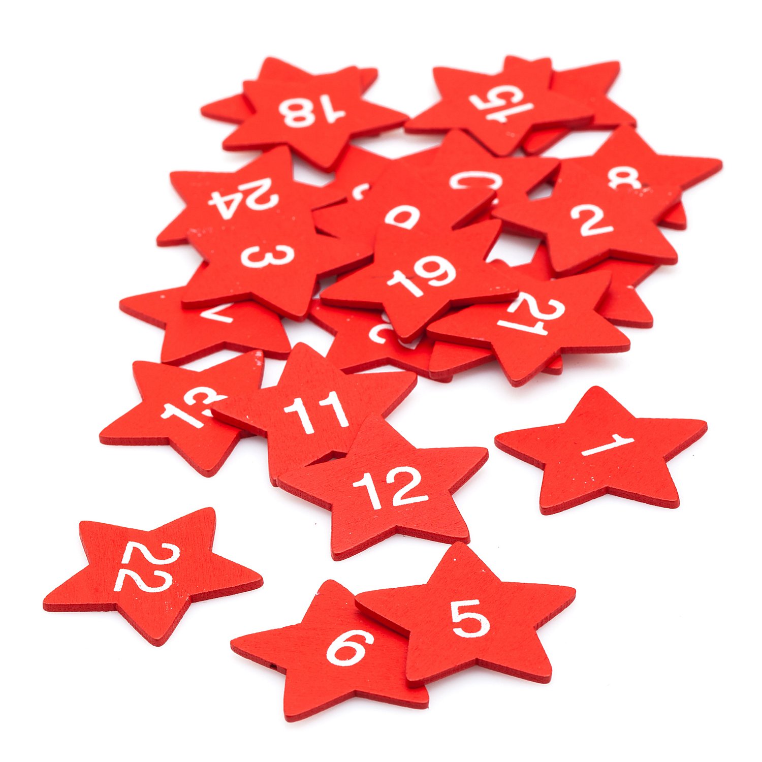 Adventskalender-Zahlen 