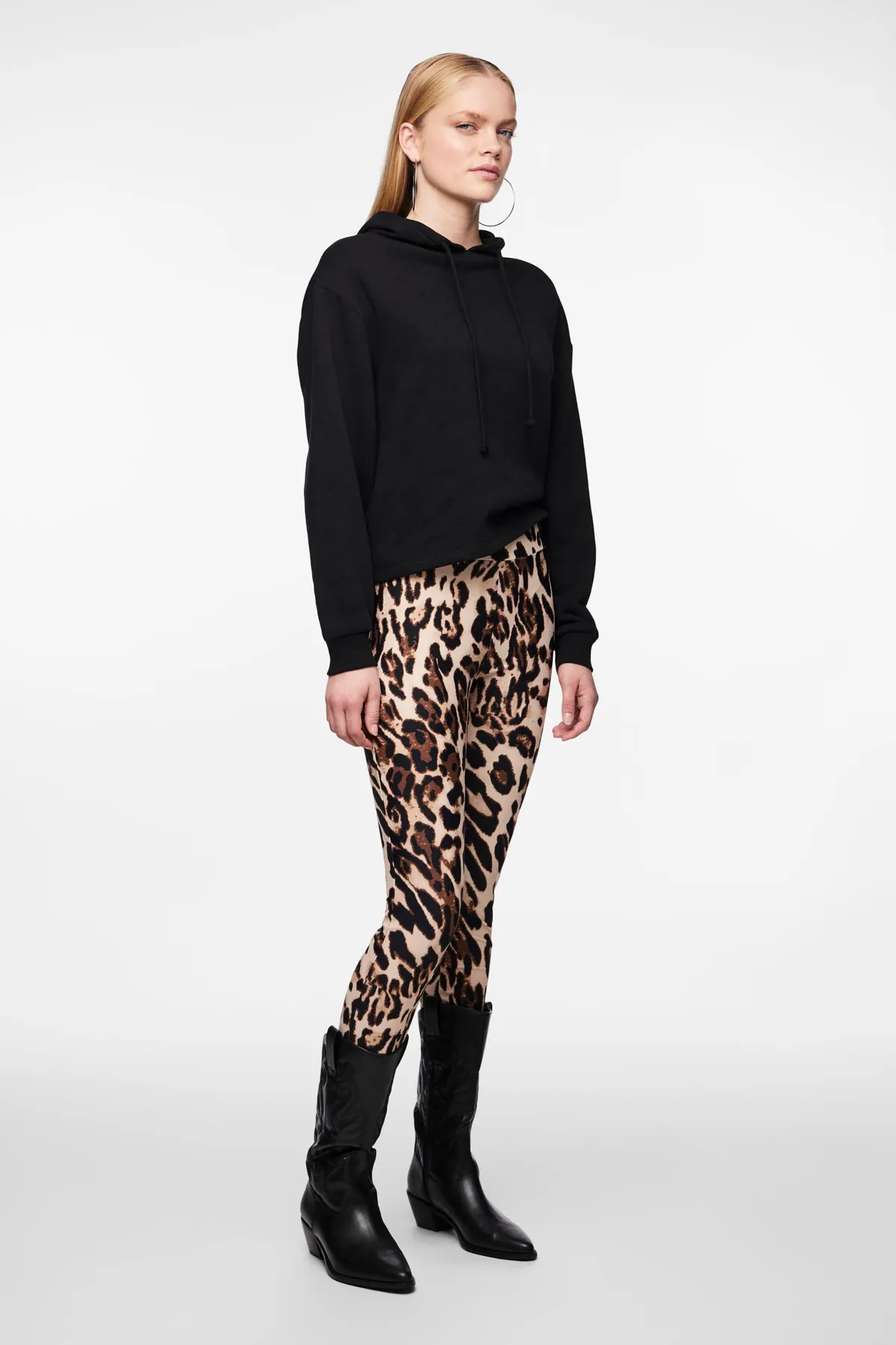 PIECES  Leggings - Mehrfarbig - Mittlerer Bund