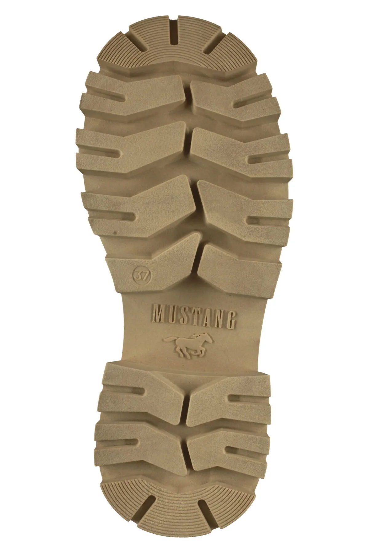 Mustang  Stiefelette - Braun - Blockabsatz