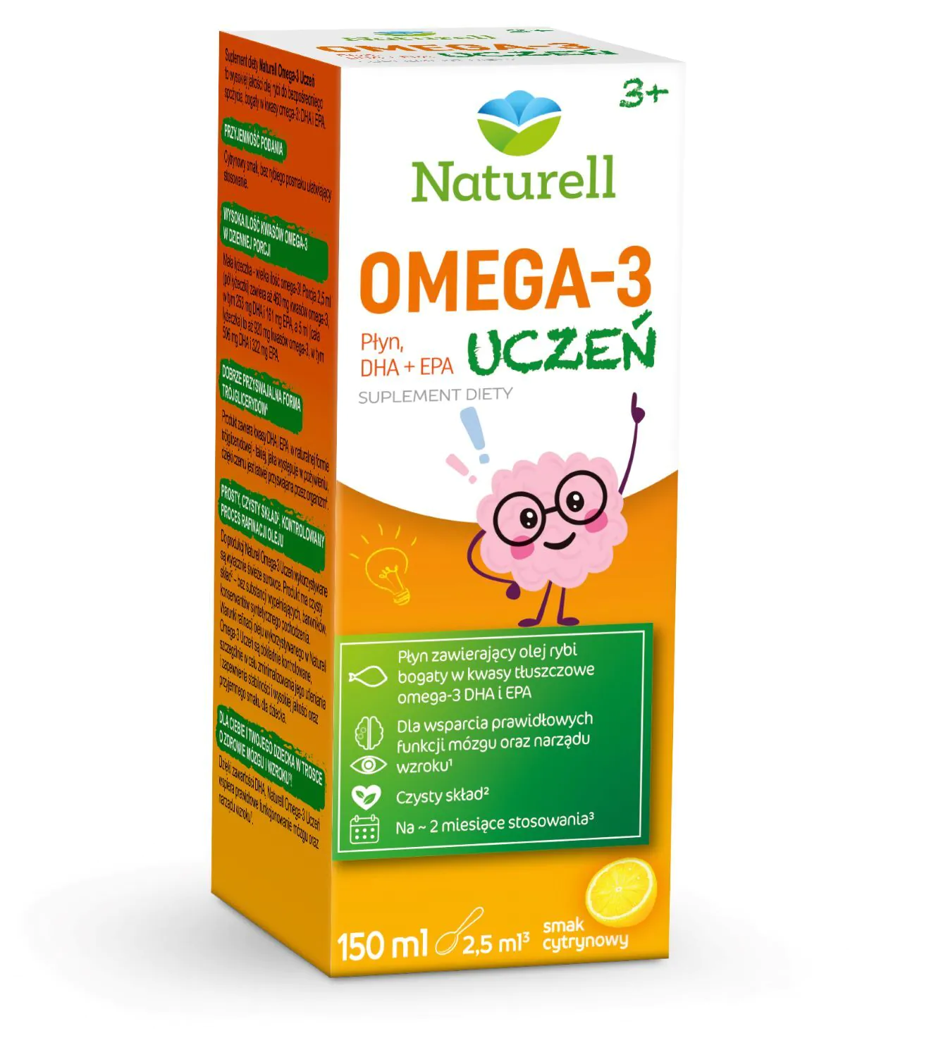 Naturell Omega-3 Student, tečnost