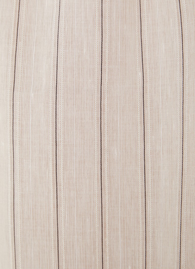 Camicetta oversize di Sessùn Botan in misto lino a righe.