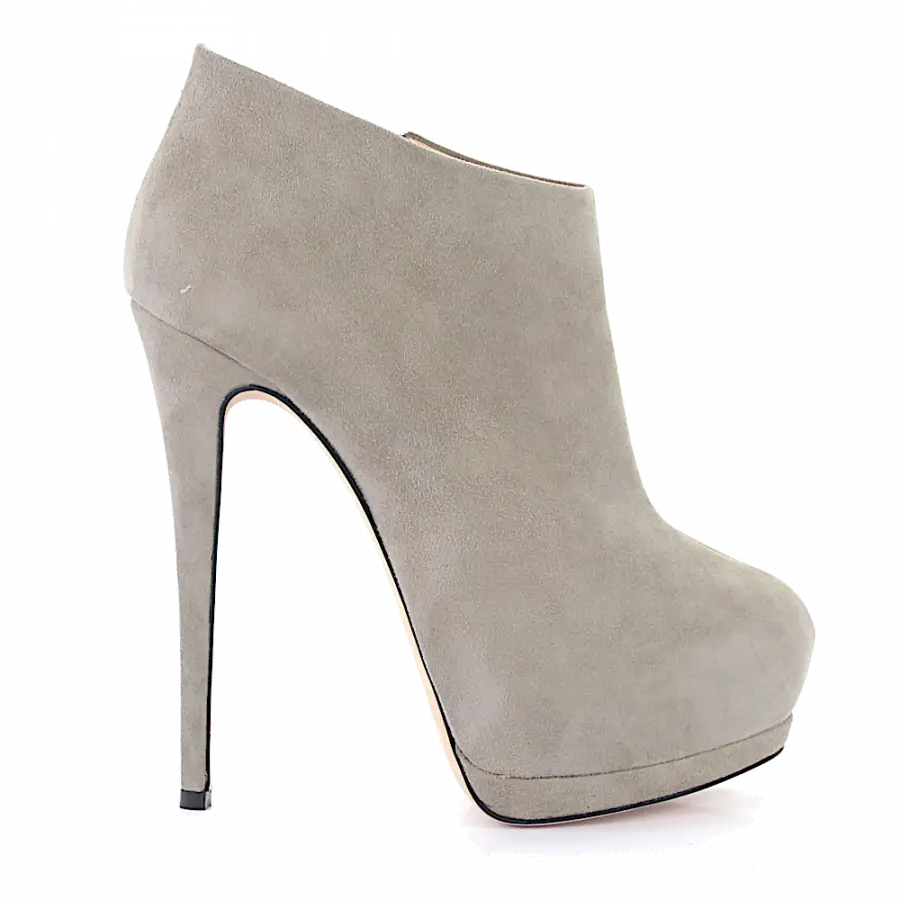Giuseppe Zanotti - High Heels Stiefeletten - grau