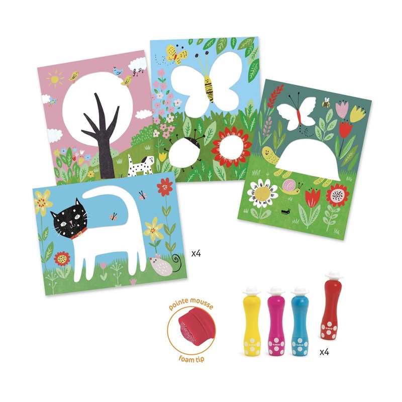 Coffret Dessiner A petits points Djeco