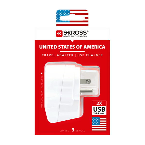 EUROPE TO US USB - Reisestecker