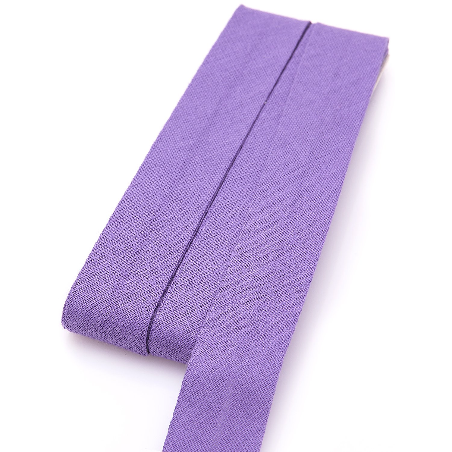 buttinette Baumwoll-Schrägband, flieder, Breite: 2 cm, Länge: 5 m