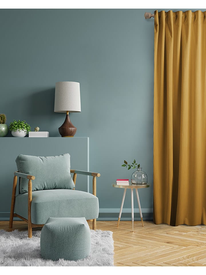 Chic Home Gardine in Gelb - (L)270 x (B)140 cm günstig kaufen onesize