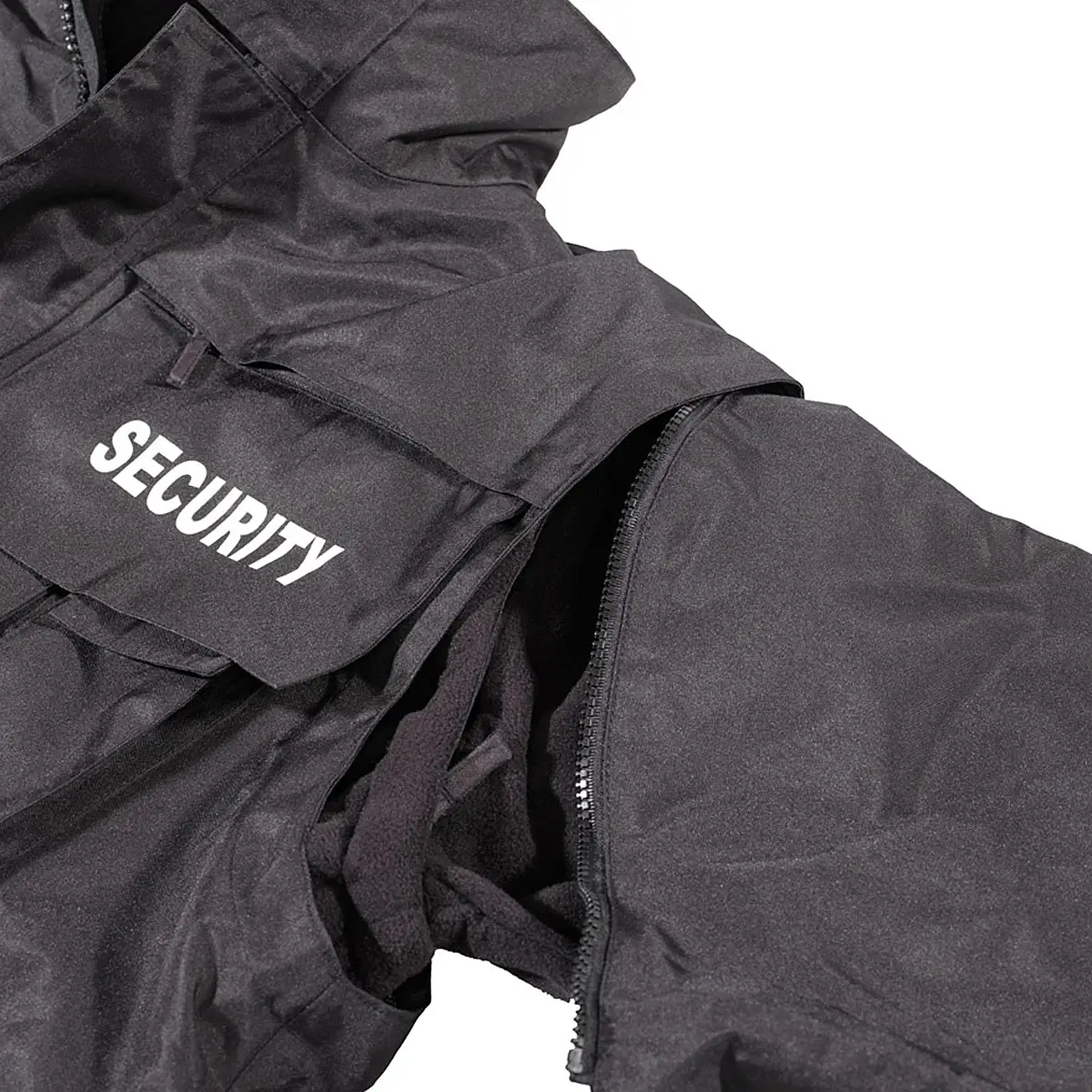 Einsatzjacke SECURITY wasserdicht schwarz