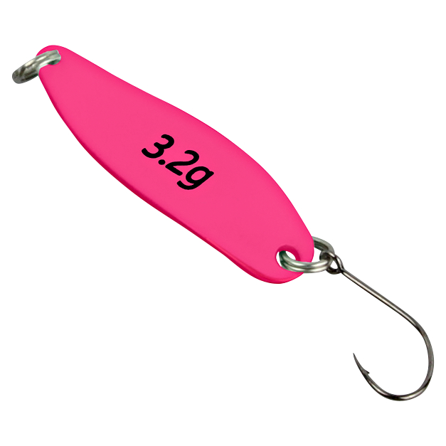 FTM Trout Spoon Hammer (3,2 g, Gelb/Pink UV)