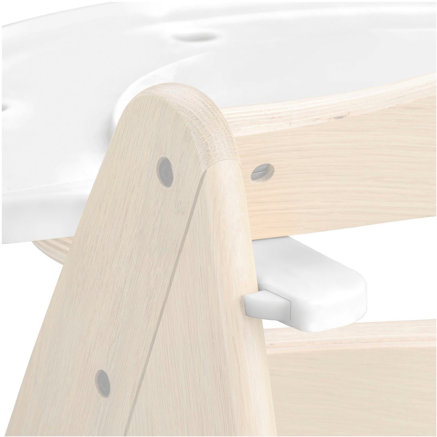 Hauck Hochstuhltablett Arketa Play Tray, White, Kunststoff