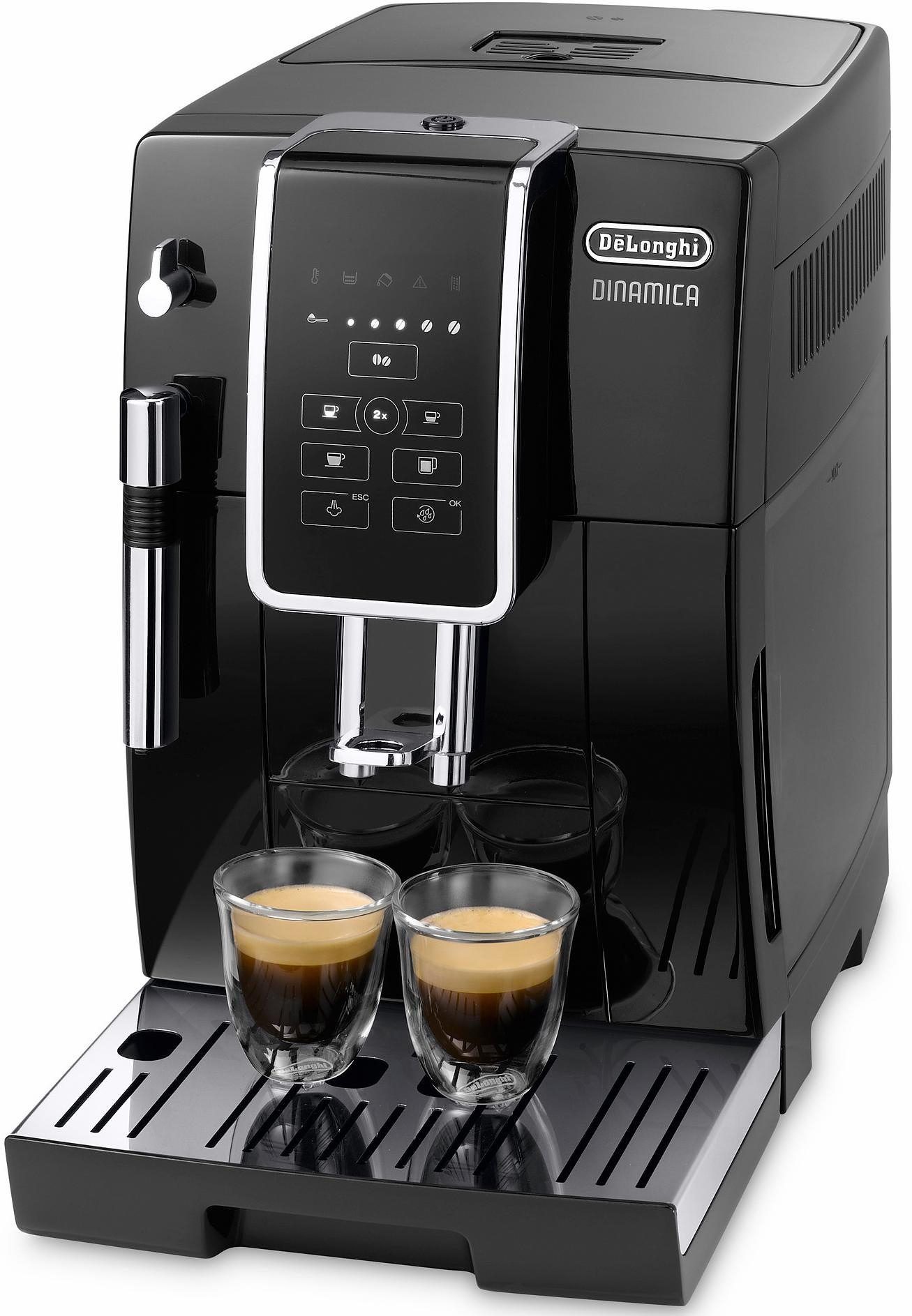 De'Longhi Kaffeevollautomat Dinamica ECAM 358.15.B, Sensor-Bedienfeld, inkl. Pflegeset im Wert von € 31,99 UVP
