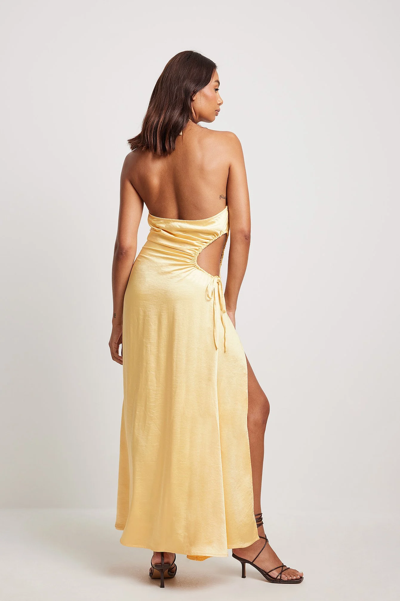 Cut out Maxikleid mit hohem Schlitz