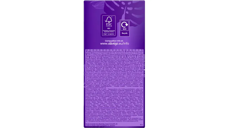 Always DAILY Slipeinlagen Fresh Normal ohne Duft BigPack 56 Stück
