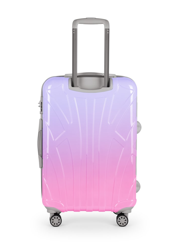 suitline mittelgroßer Hartschalen-Koffer Check-In Reisekoffer TSA 68L in Sakura günstig kaufen M