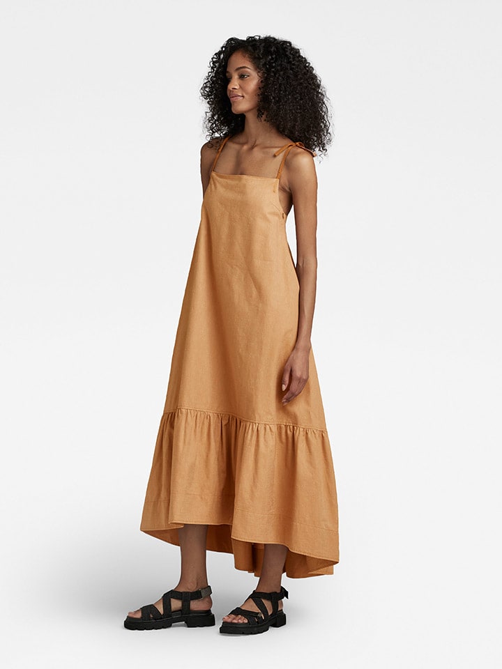 G-Star Kleid in Beige günstig kaufen