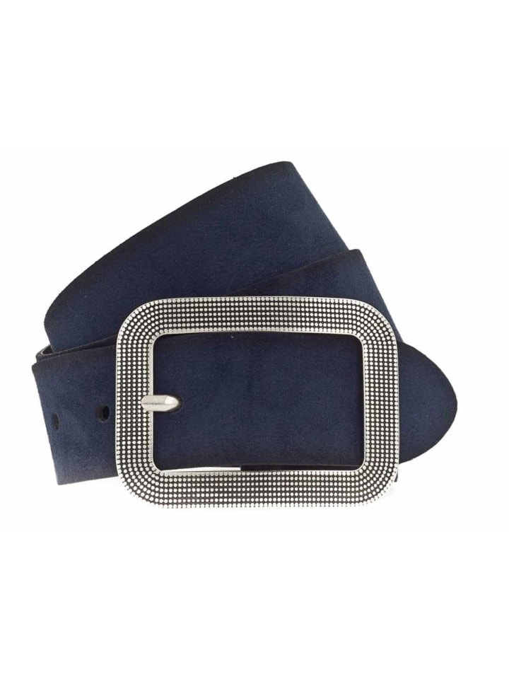 Selection Vanzetti Ledergürtel für Damen in blau in blau günstig kaufen