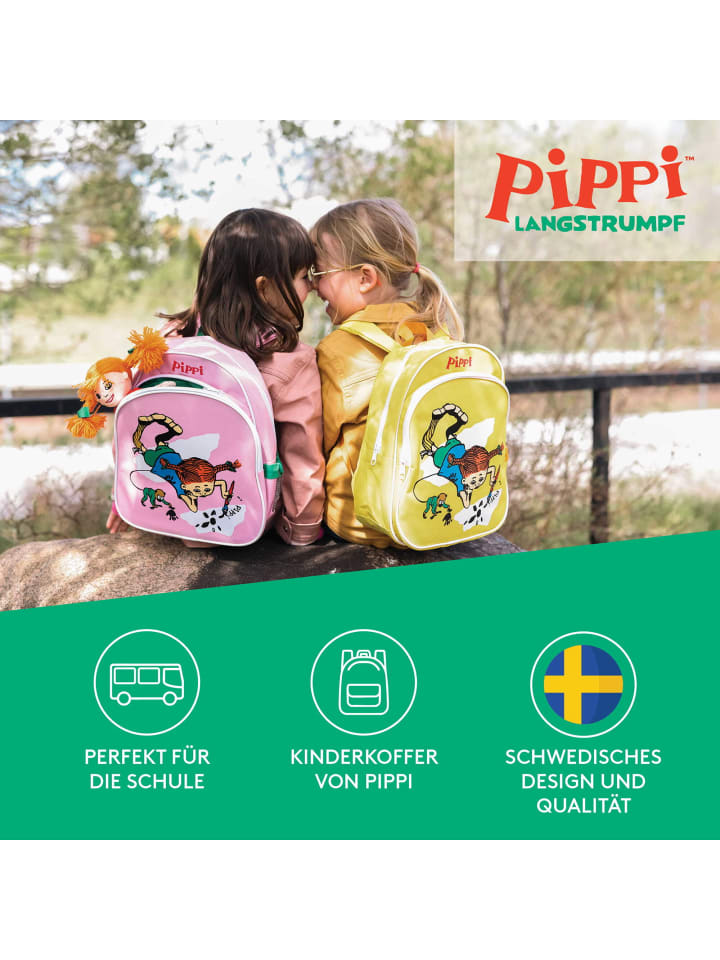 Pippi Langstrumpf Rucksack Pippi Langstrumpf in rosa günstig kaufen onesize