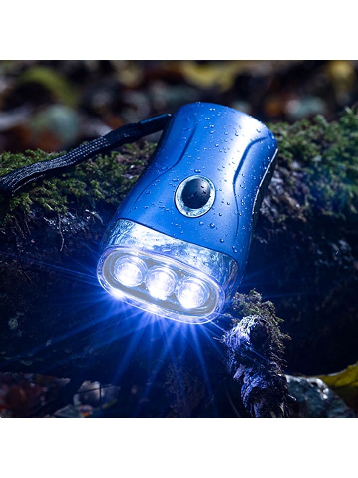 Nature Fellow LED-Taschenlampe in Schwarz/ Blau - (B)14 x (H)5 x (T)5 cm günstig kaufen onesize