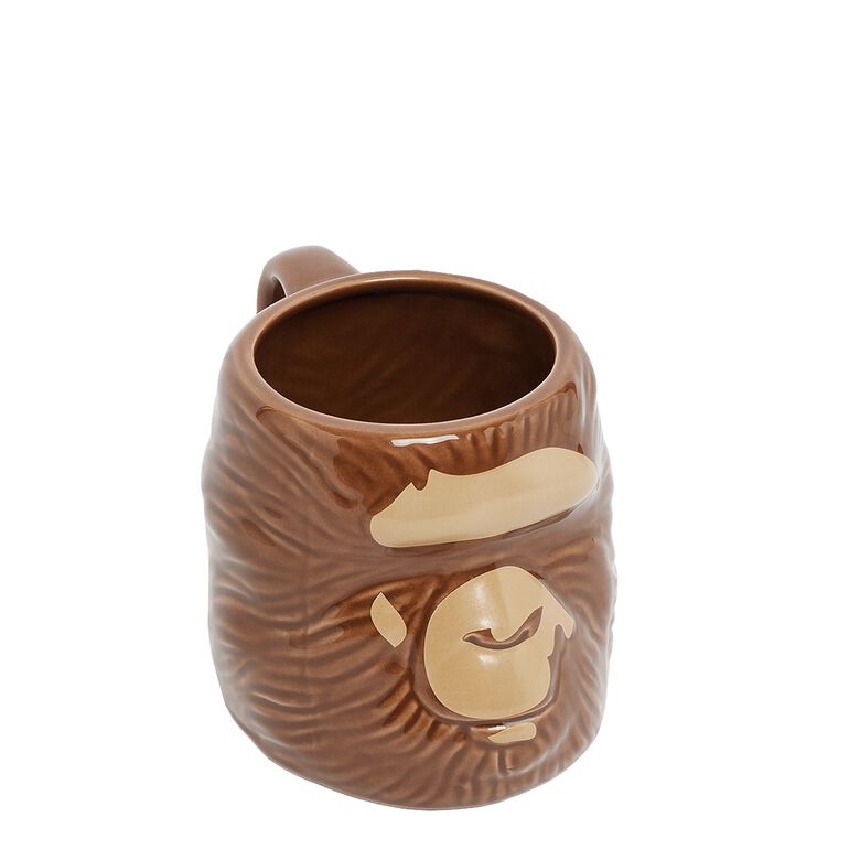 A Bathing Ape Ape Head Mug M brown
