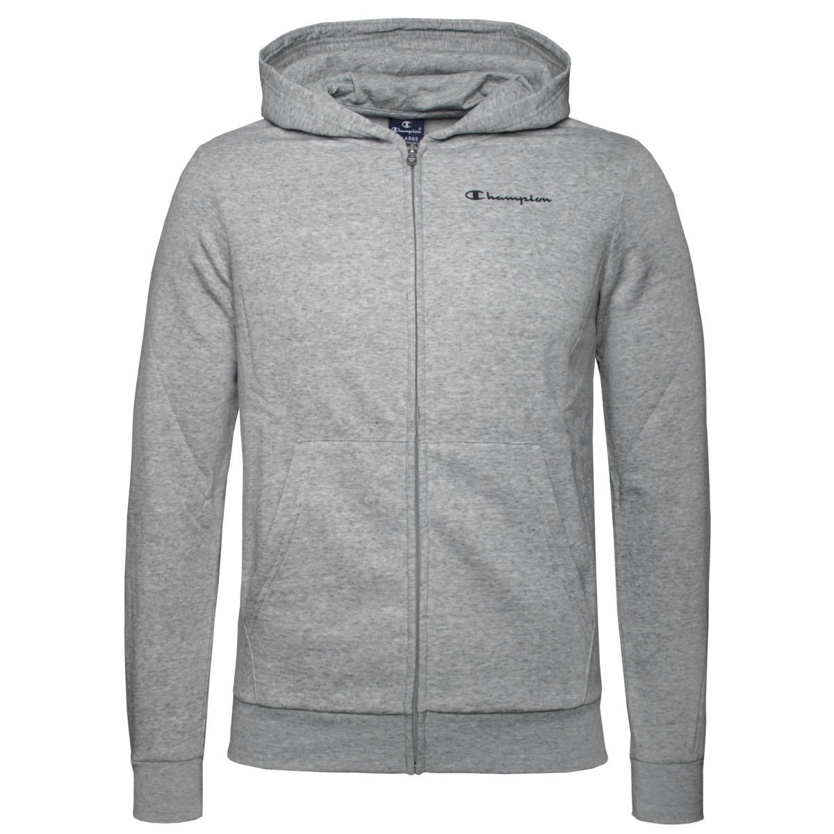 Champion Hooded Full Zip Sweatjacke grau