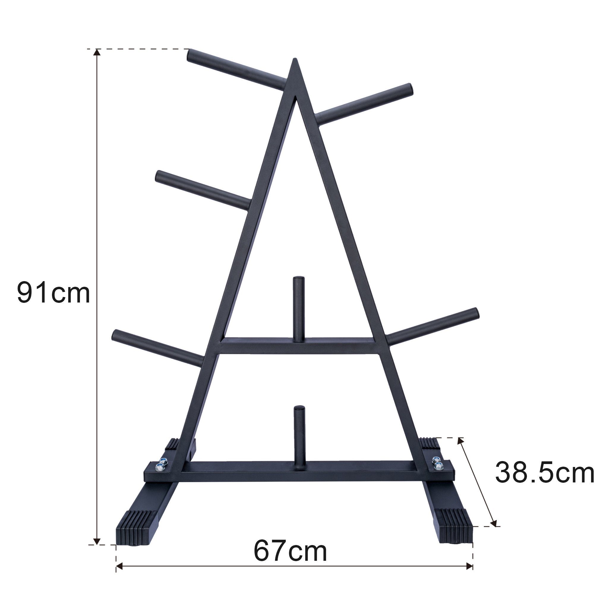 Zoomyo Gewichteplatten Hantelscheibenständer,bis 200kg tragfähiger Ständer für Hantelscheiben, (mounting material is included), Hantelscheiben jeder Größe