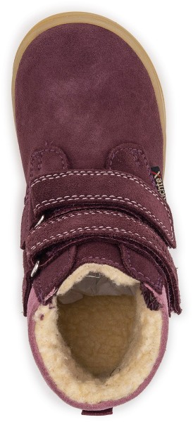 Richter ~ Winterstiefel Klett + Tex ~ Bordo/Altrosa