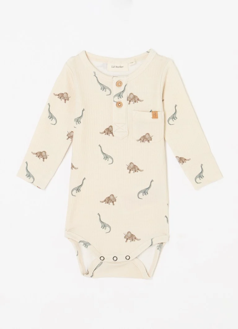 Salopă Lil' Atelier NBMGio din amestec de bumbac organic