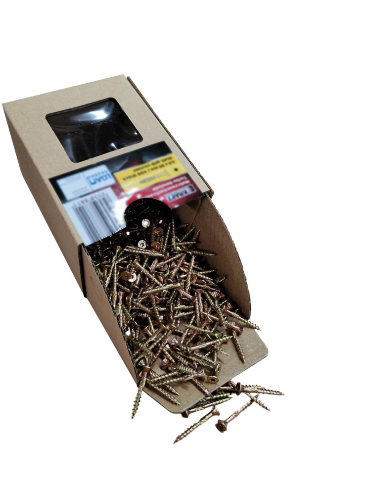 Kraft Werkzeuge Mehrzweckschrauben Turbo Drill 4,5 x 50 mm 184 Stück (160   24 gratis)