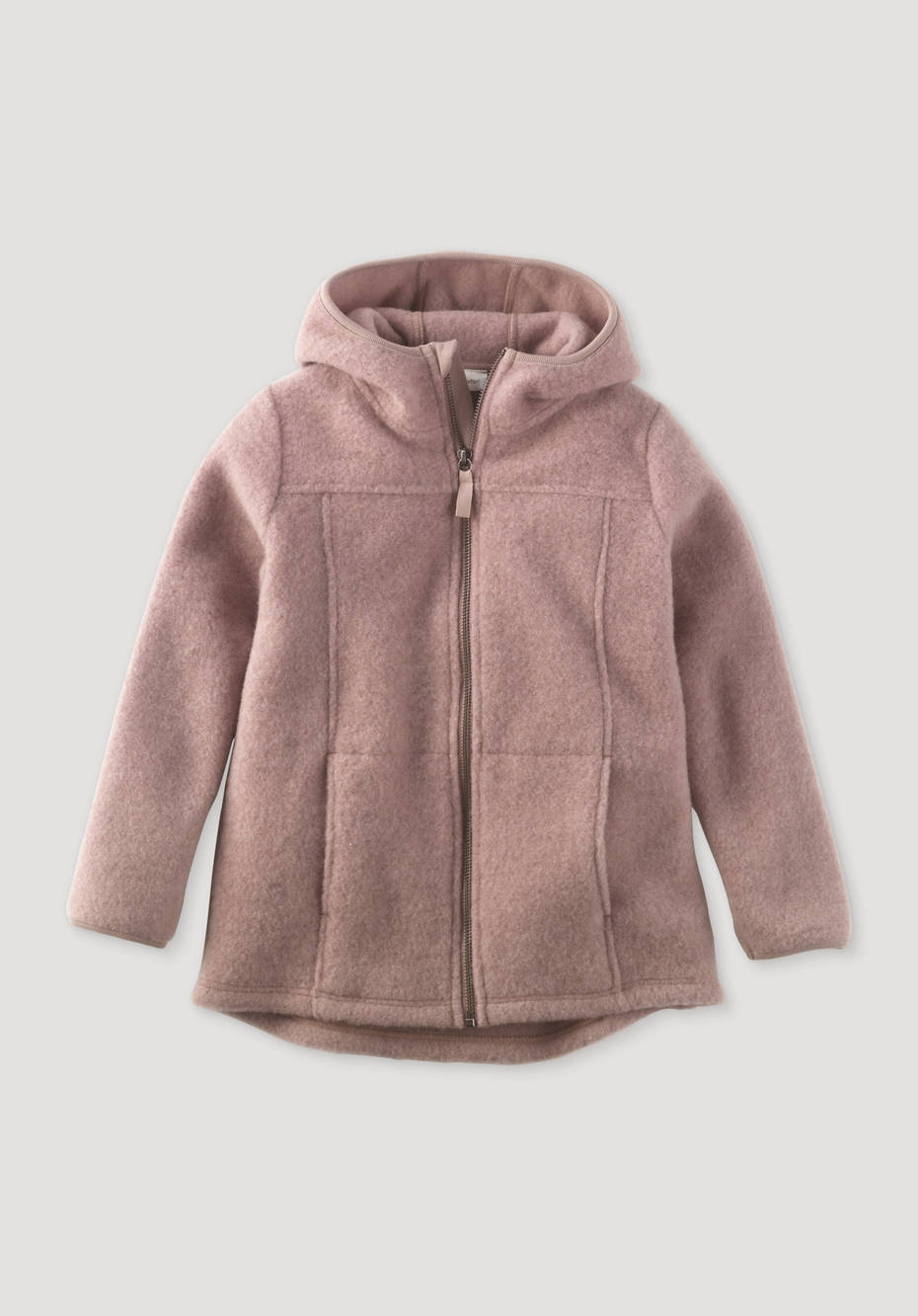 Wollfleece-Jacke aus reiner Bio-Merinowolle
