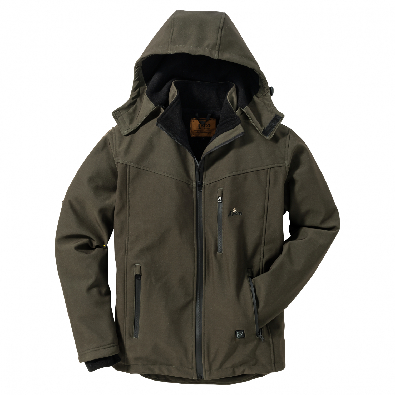il Lago Red Level Herren Beheizte Softshelljacke Feuerland