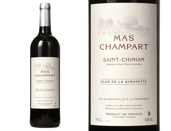 Mas Champart Saint-Chinian Clos de la Simonette 2018 Languedoc-Roussillon Saint-Chinian