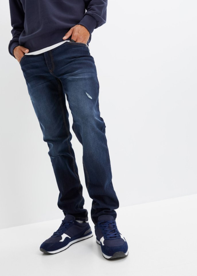 Slim Fit Stretch-Jeans, Straight