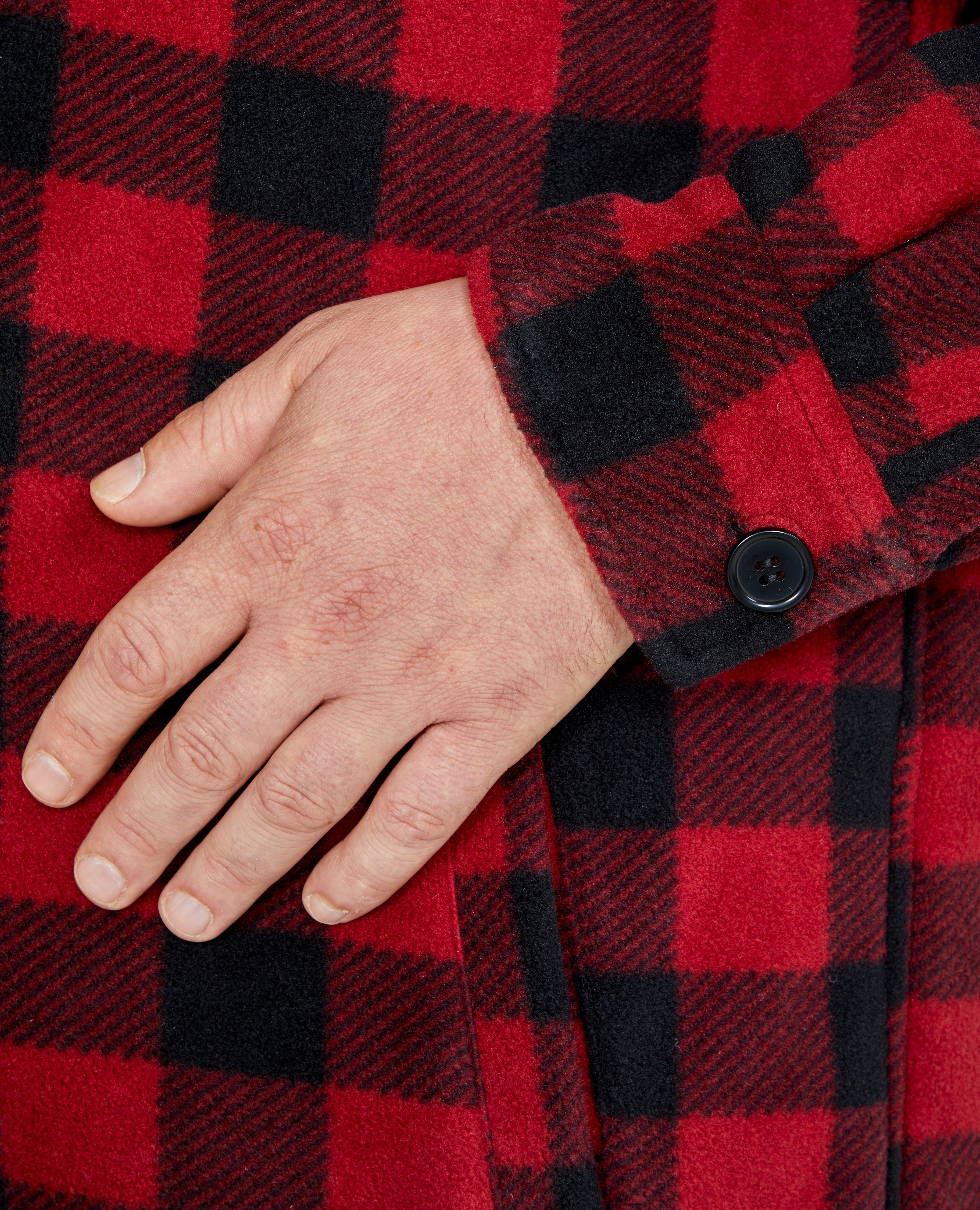 Northern Country Flanellhemd (als Jacke offen oder Hemd zugeknöpft zu tragen) warm gefüttert, mit 5 Taschen, mit verlängertem Rücken, Flanellstoff
