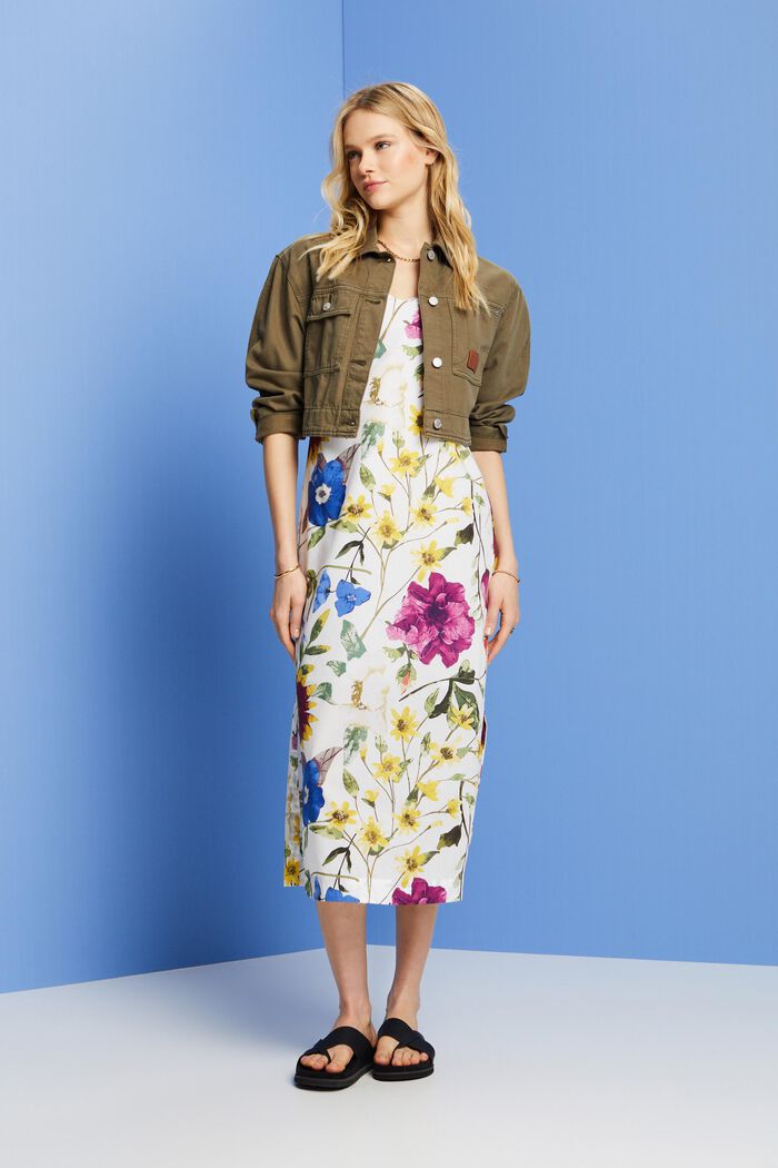 Midikleid mit Muster