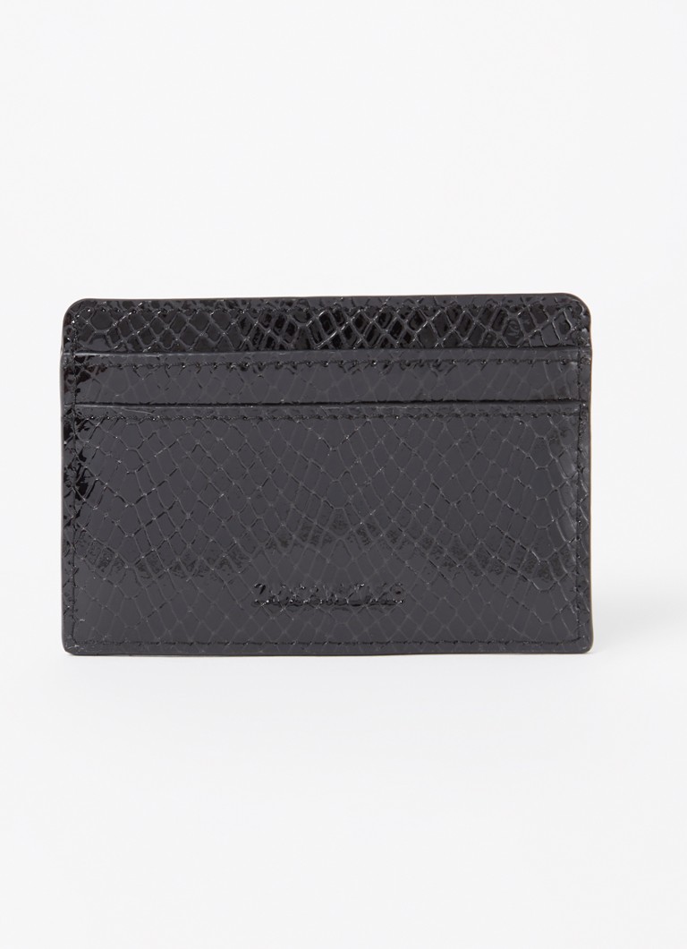 Zadig&Voltaire Glossy Wild -vasikannahkainen korttikotelo käärmekuvioinnilla