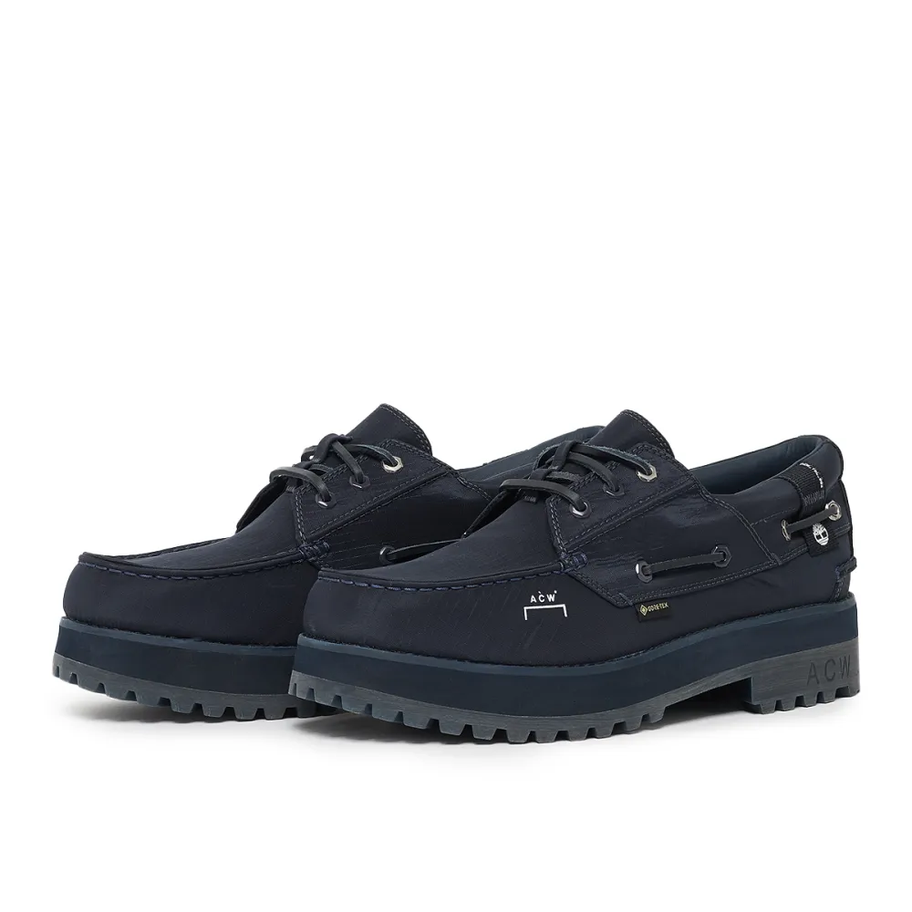 Timberland x A COLD WALL Gore Tex 3 Eye Boat Shoe TB0A683Y4331 / blau
