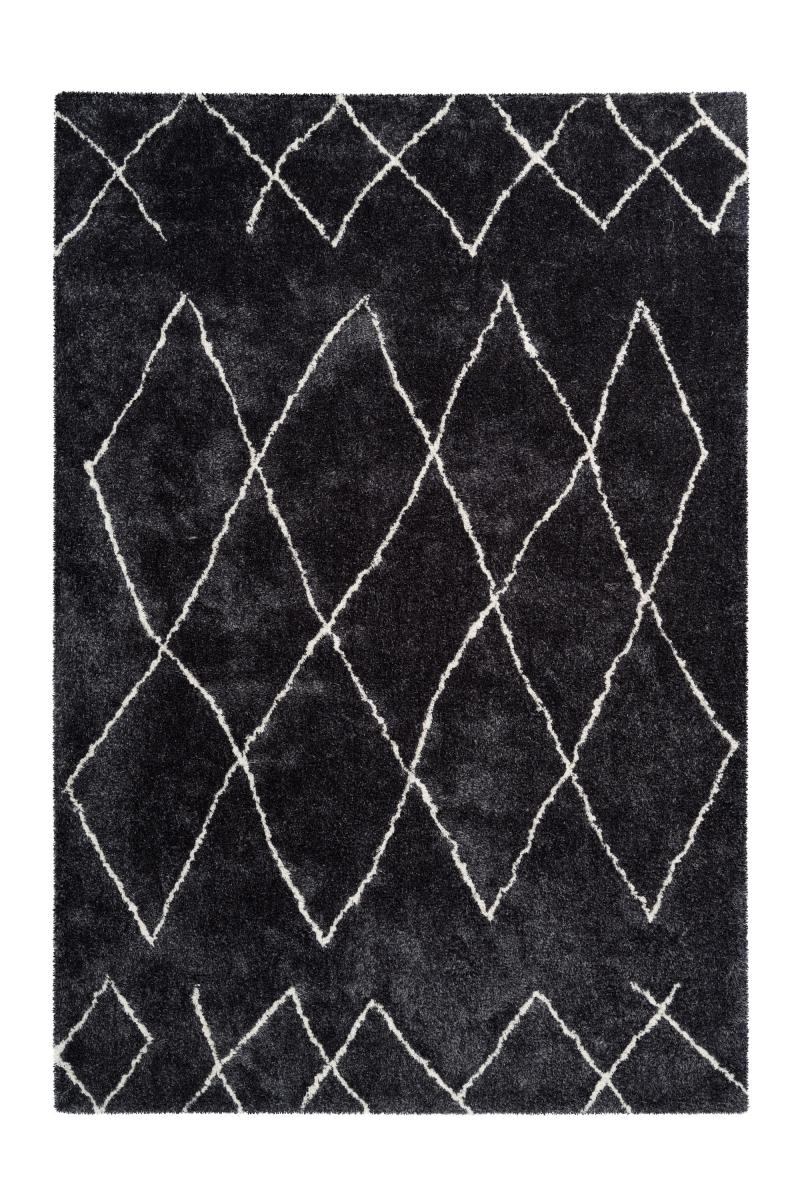 megusta Retro Teppich Anthrazit 120cm x 170cm