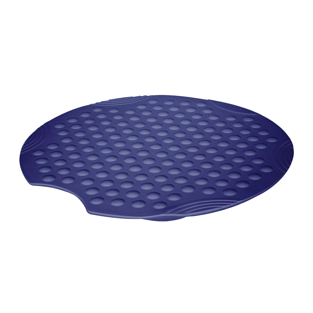 Ridder Duscheinlage Tecno ca. Ø 55 cm, ultramarinblau, 100% TPE