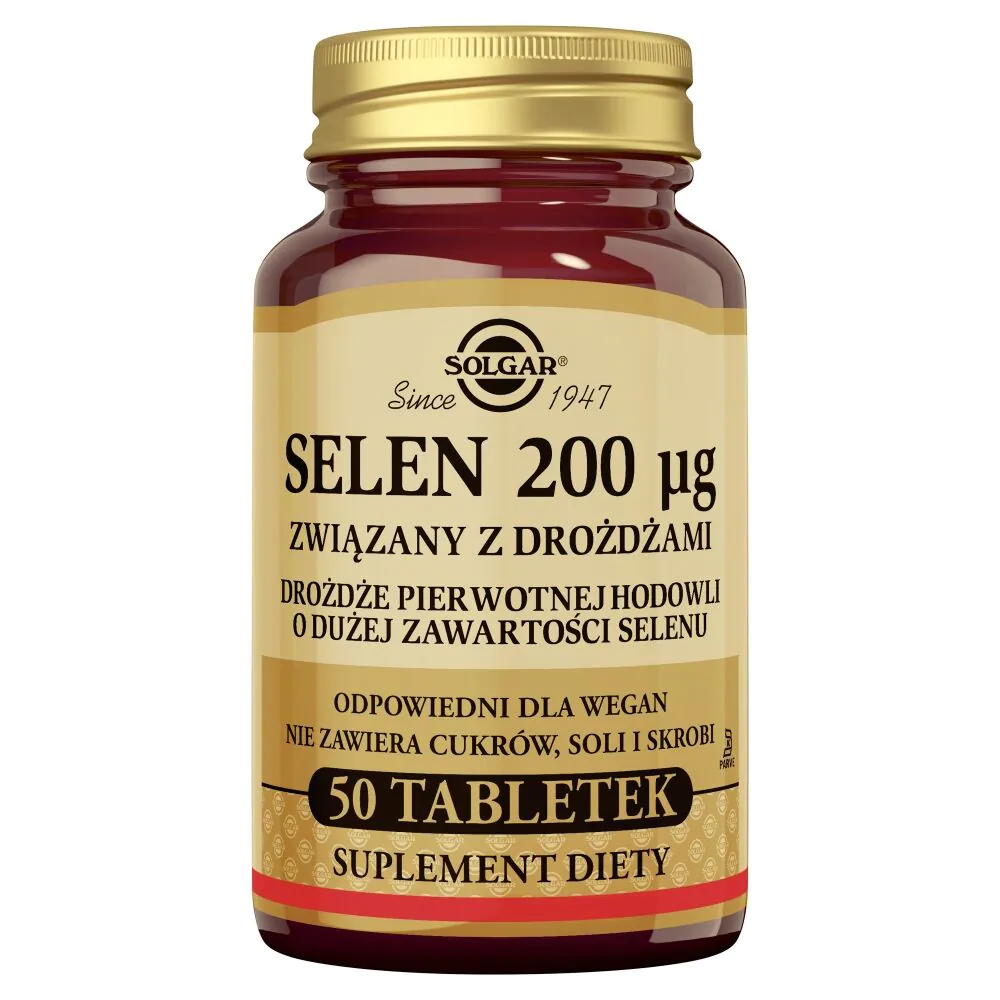 Δισκία Solgar Selenium 200 mcg για ζυμομύκητες