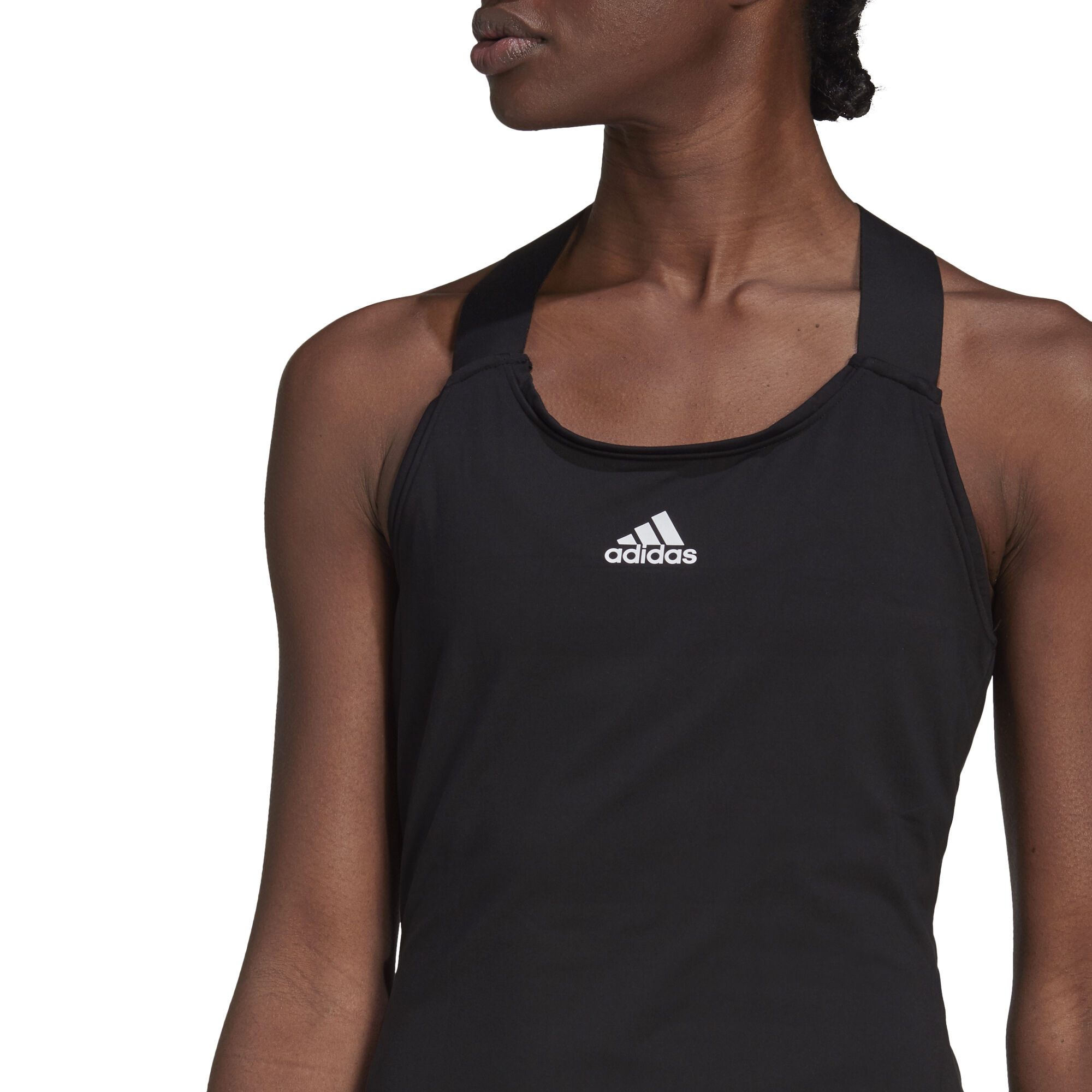 Y- Tank-Top Damen - Schwarz, Weiß