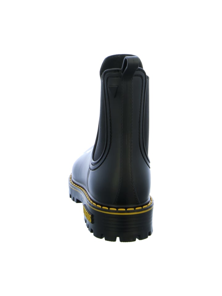Verbenas Gummistiefeletten in Schwarz günstig kaufen