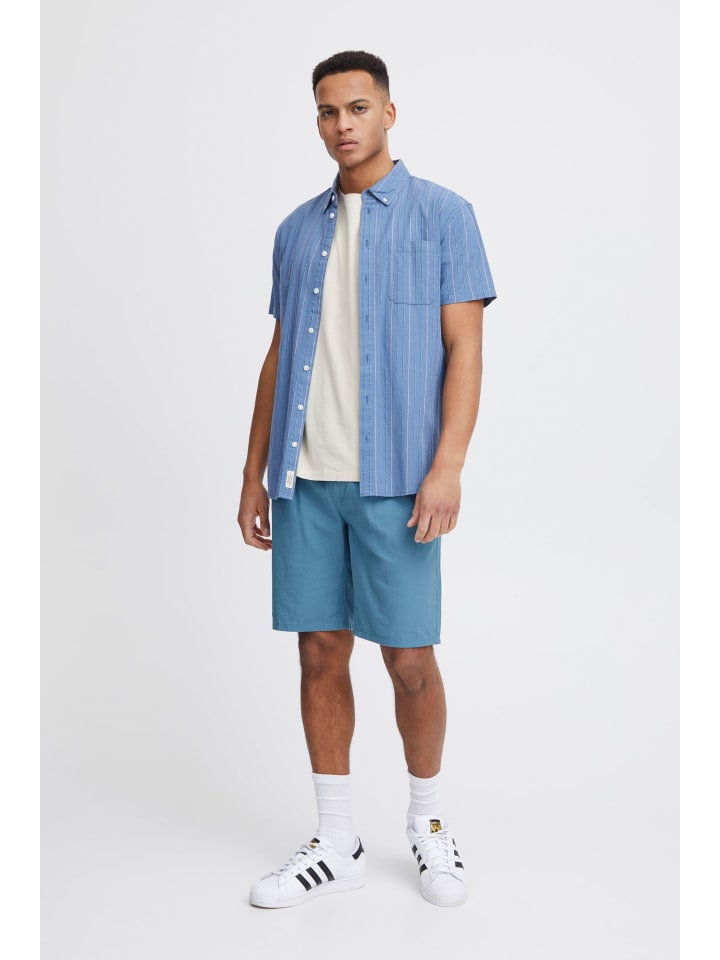 BLEND Shorts BHWoven shorts 20716719 Shorts aus Leinenmix in Blau günstig kaufen