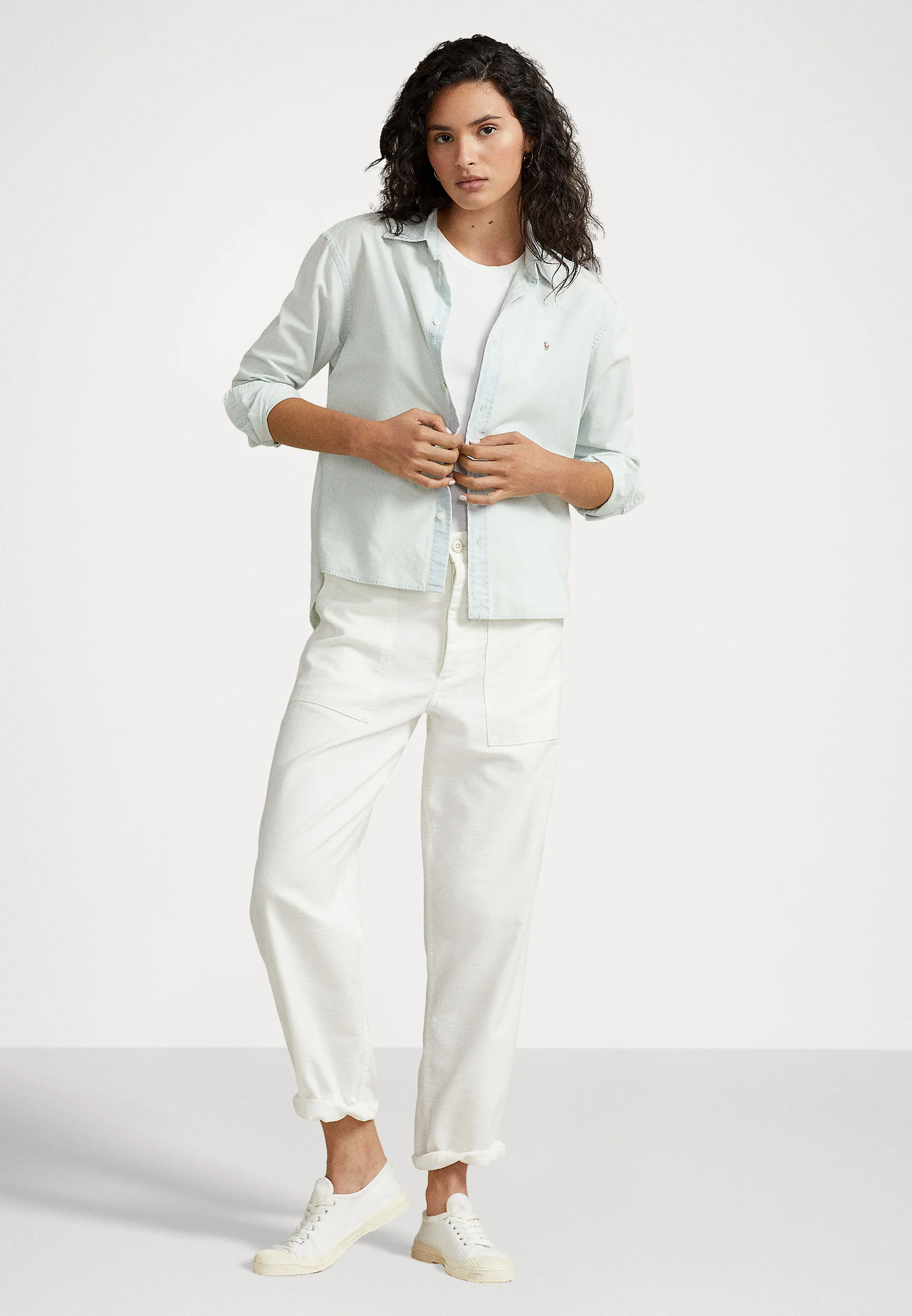 Camisa de manga larga con botones delanteros de Polo Ralph Lauren - Camisa